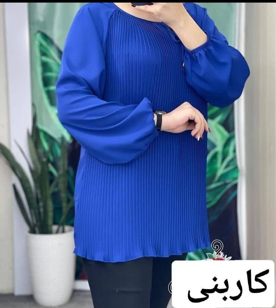 شومیز پلیسه کرپ